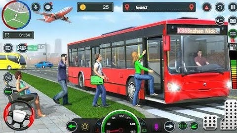Bus Simulator Drive : Bus Game Modern Bus Drive Parking 3D #1 Android iOS Gameplay