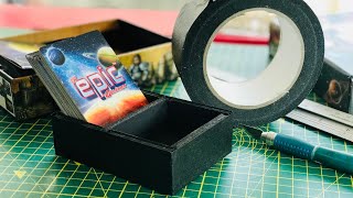 Better foamcore game inserts - Black Masking Tape!