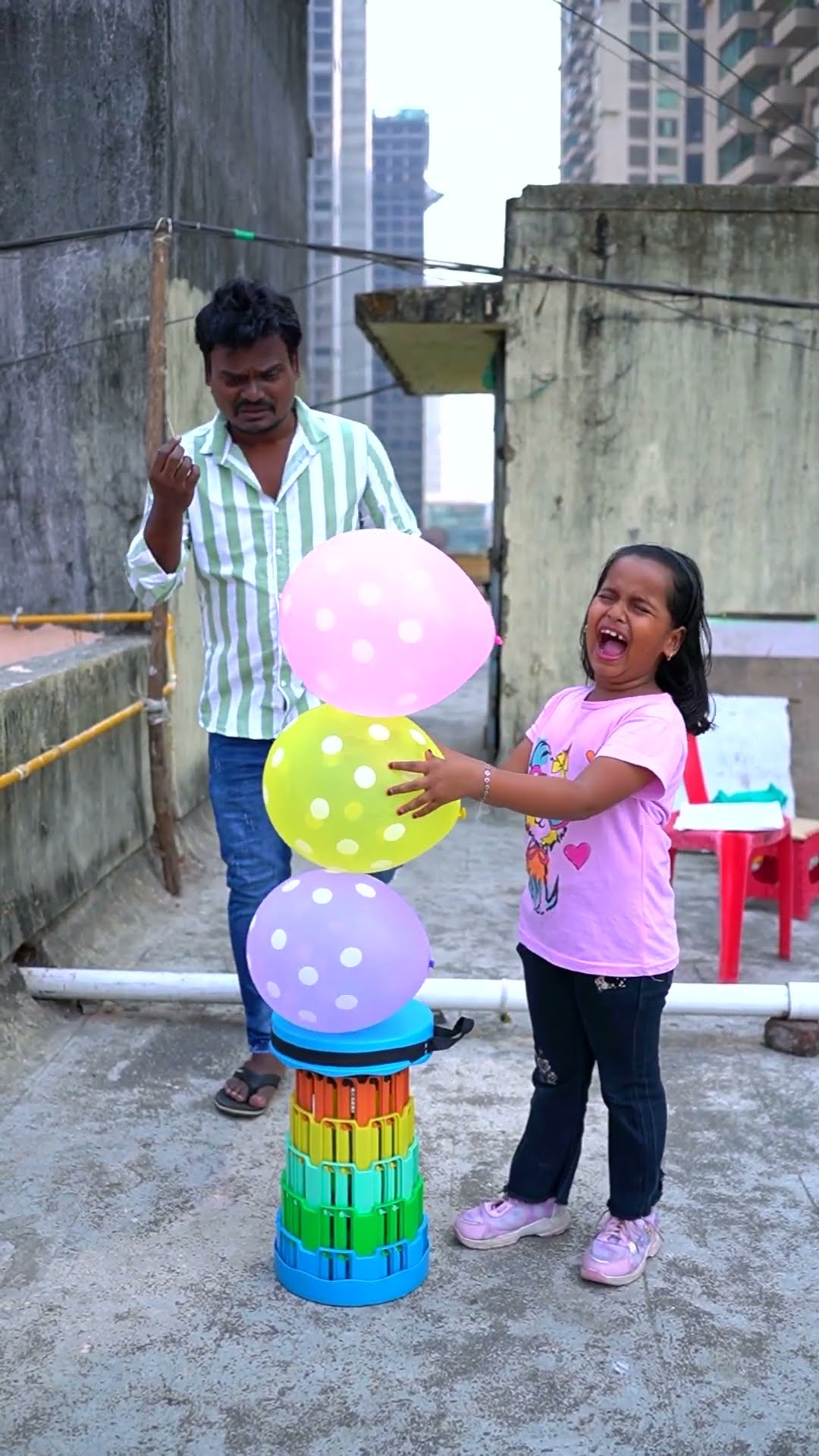 Papa Slove Balloon Problem ?? #shorts #funnyvideo #funnyshorts