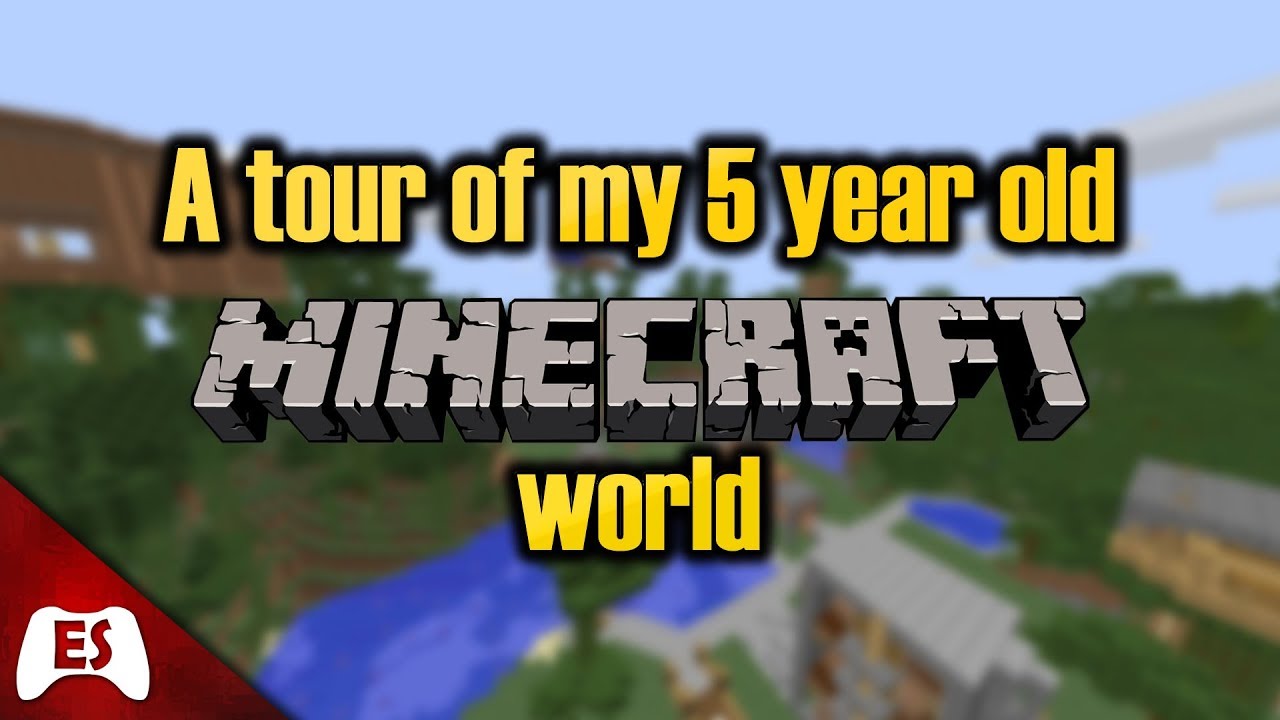 A Tour of my 5 Year Old Minecraft World - YouTube