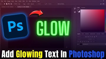 How to ADD GLOW EFFECT TO TEXT in Photoshop (2025)
