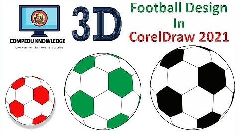How to make Football in CorelDraw | Logo Design in CorelDraw | Corel Draw Tutorial. #logo#coreldraw