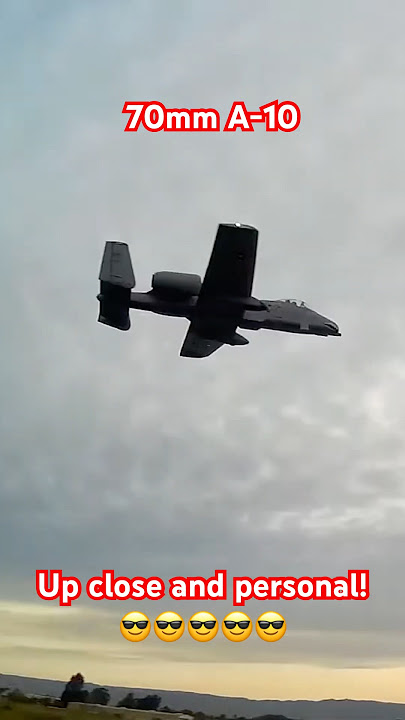 70mm FMS A-10 v1 up close & personal on a low pass! #low #a10warthog #rcjet #no #what #how #howto