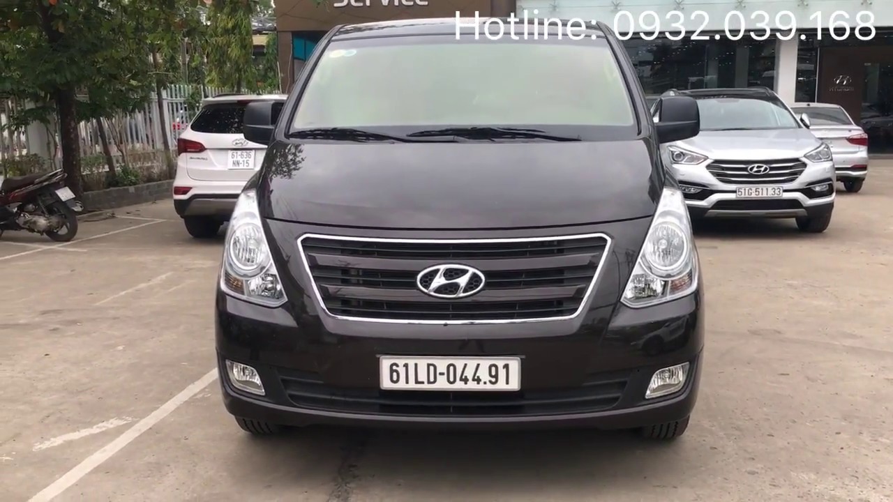 [ĐẸP TUYỆT] Hyundai Starex 9 chỗ 2018 màu Nâu đen hoàn toàn mới