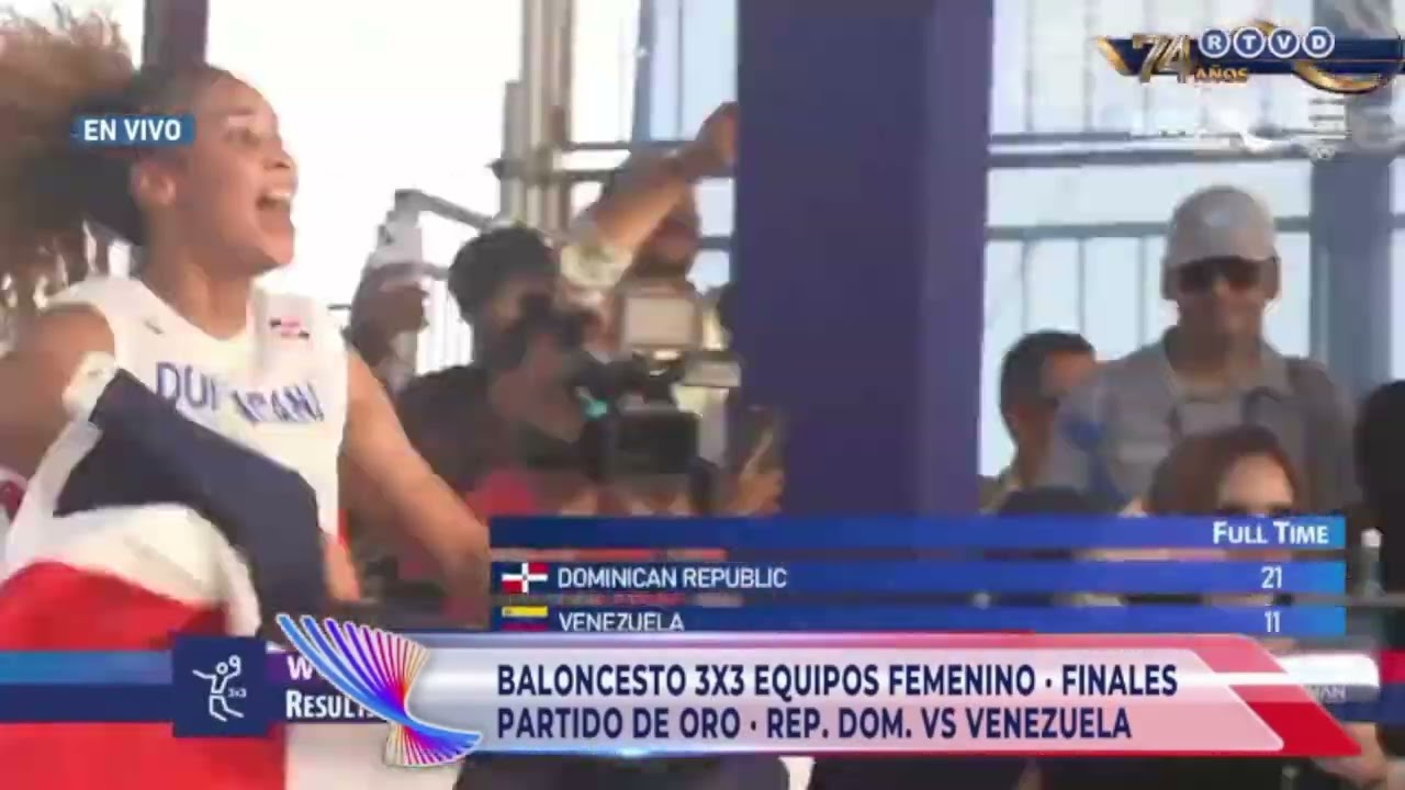 🥇 ¡Oro para República Dominicana en el baloncesto femenino 3x3! 🇩🇴