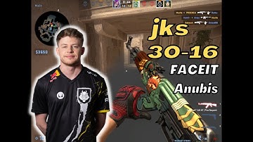 CSGO POV | G2 jks (30-16) (Anubis) | FACEIT Ranked | Mar 10, 2023