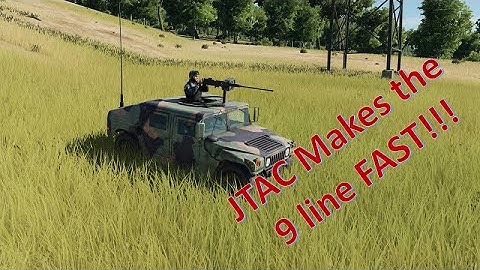 DCS WORLD JTAC 9 line creation.  Arrive at the observation post and get to work!!!
