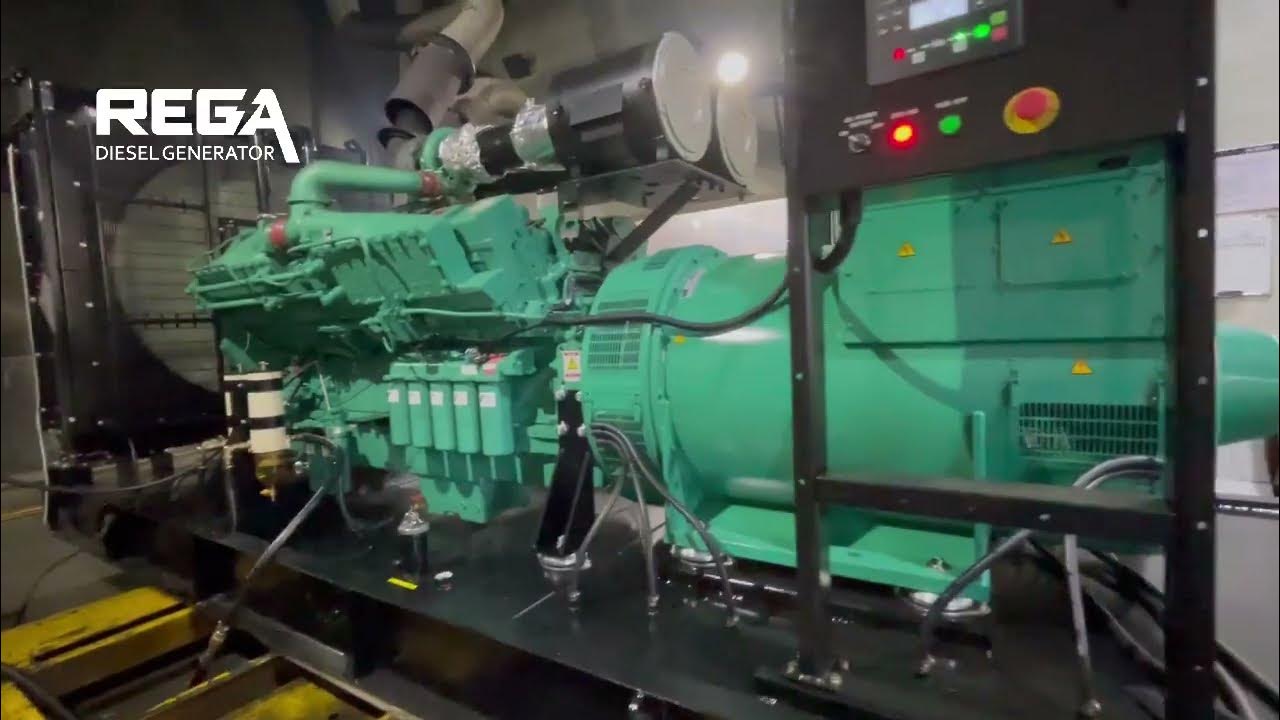 1500kva Cummins Diesel generator load bank test video YouTube