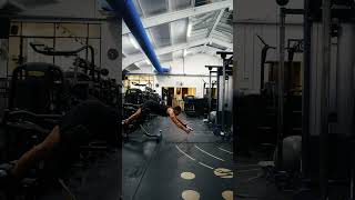 Back Extension Cable Row Wide Grip