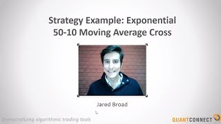 Exponential Moving Average Cross - Strategy Walk Through screenshot 1
