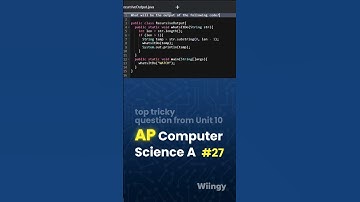 Master AP CSA Recursion with This Java Question! 🖥️