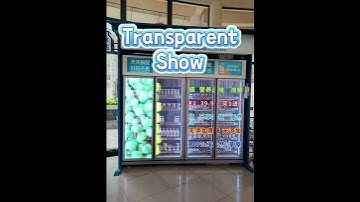 LIKLAK Refrigerator’s transparent led display