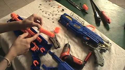 Longstrike CS-6 Modification - Nerf Socom Modifications