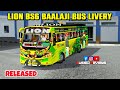 Lion bs6baalaji pvt bus livery released
