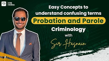🟡Probation and Parole| CSS Online | CSS Exam | Criminology