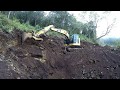 Cutting DANGEROUS hillside