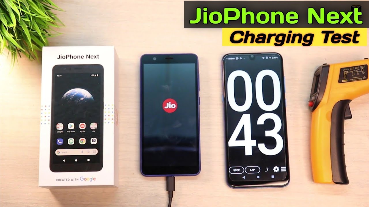 Jio Phone Next Charging Test with Box Charger | 0 to 100% |Heat Test 🔥
