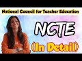 Ncte  national council for teacher education  med  ugc net education  inculcate learning