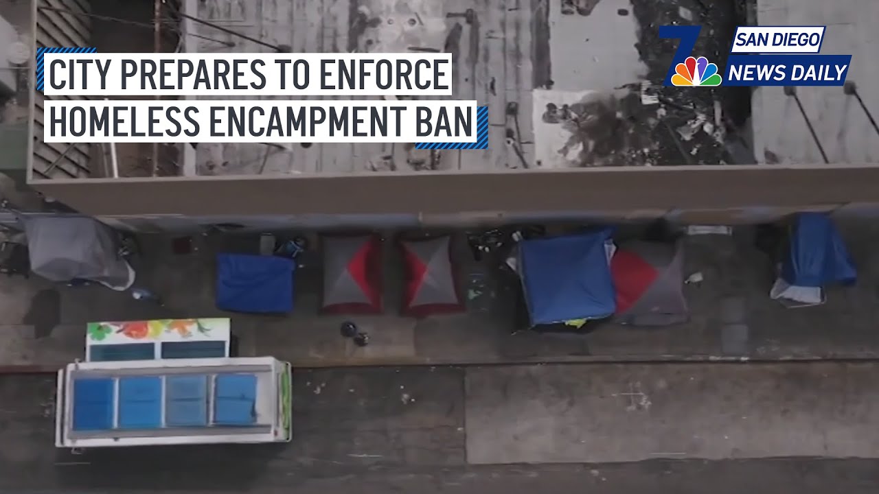 City of San Diego prepares to enforce homeless encampment ban | San ...