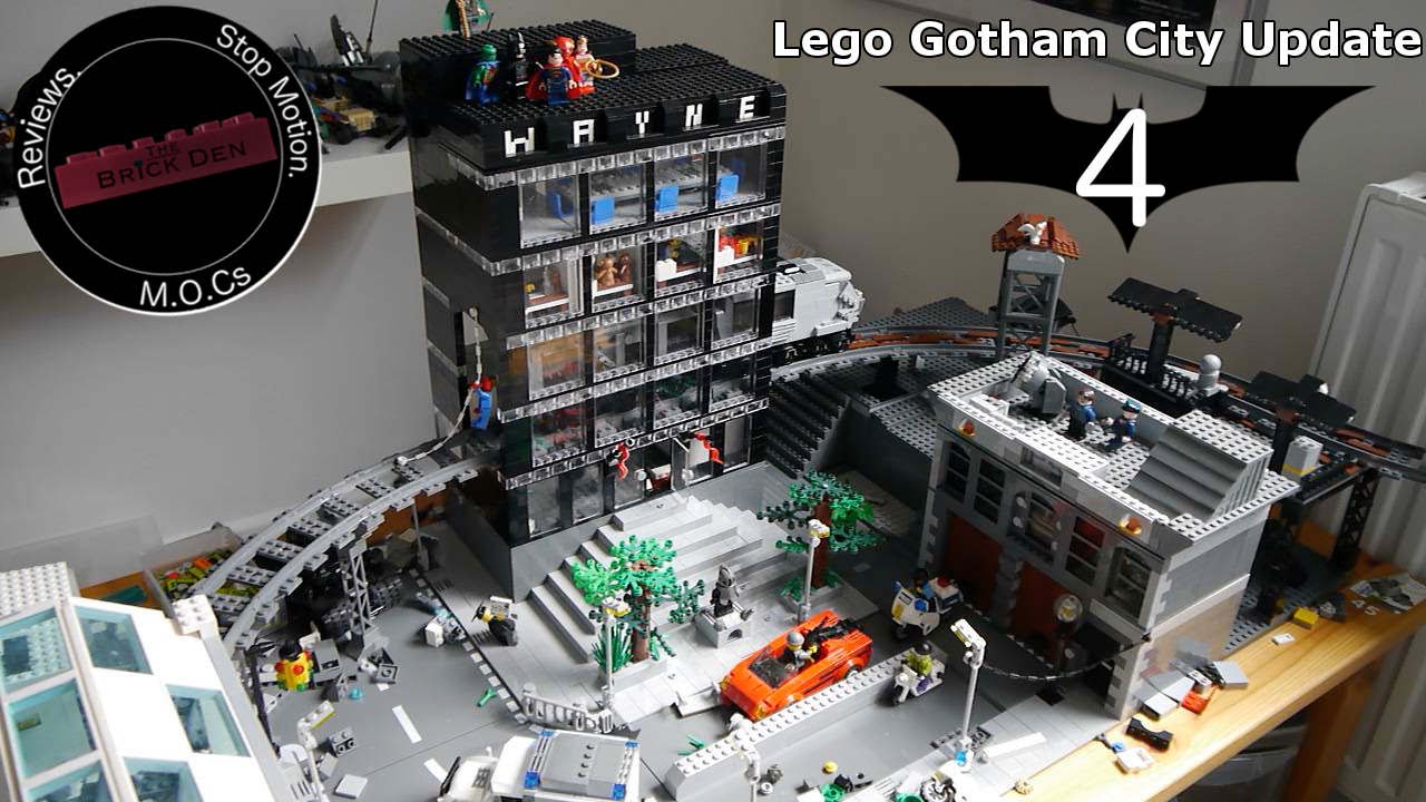 Lego Gotham City MOC Update 4 - YouTube