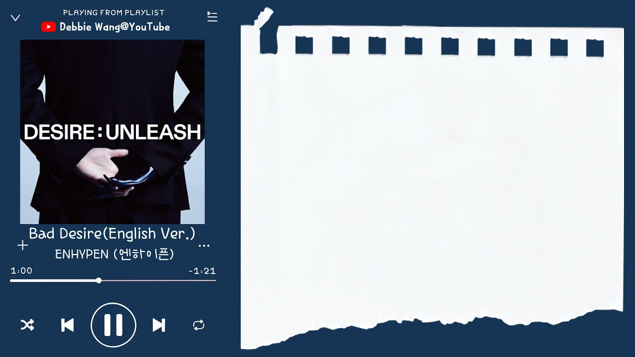 ♡英中歌詞♡ | ENHYPEN (엔하이픈) - Bad Desire (With or Without You) (English Ver.)