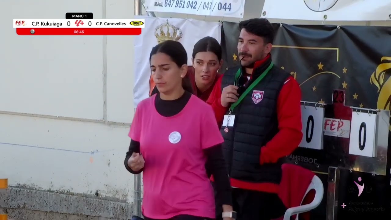 Cto de España dupletas Femenino. C.P Kukuiaga vs C.P. Canovelles. Semifinales. Villares de la Reina.