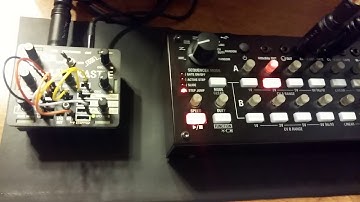 Bastl Kastle sequenced by Korg SQ-1 Sequencer (Trial Run Test)