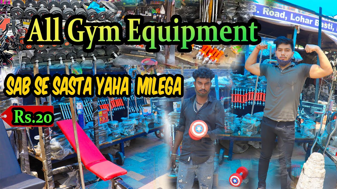 Cheapest Gym Equipment Market in Delhi Home Delivery In Lockdown Gym at Home Tarun vlogz