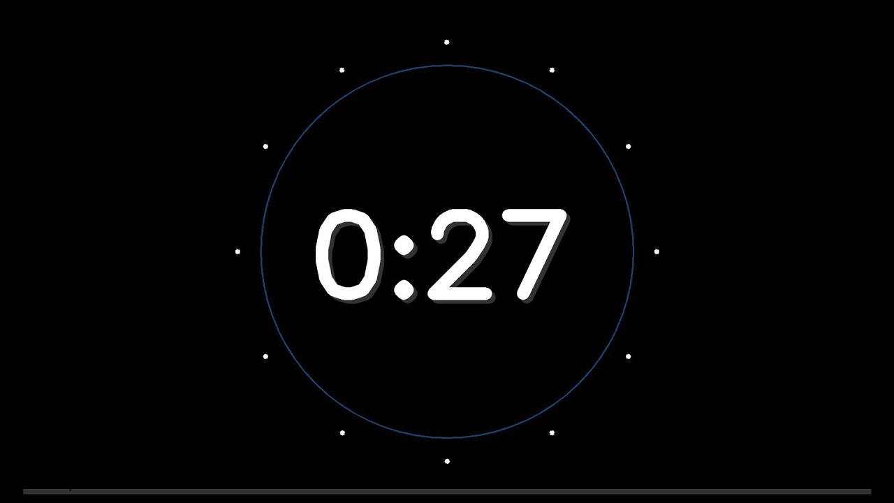 27 Second Timer - YouTube