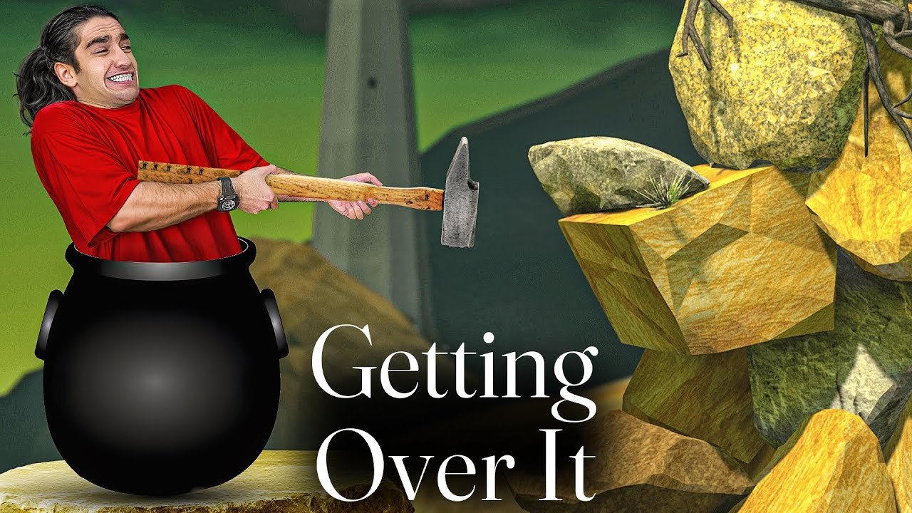 واااااااای این دیگه چه بازیه ؟؟؟😫 پااااره شدم (getting over it)