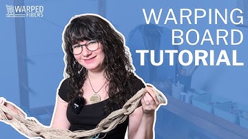How To Use A Warping Board Tutorial! #learntoweave #warpingboard #weaving