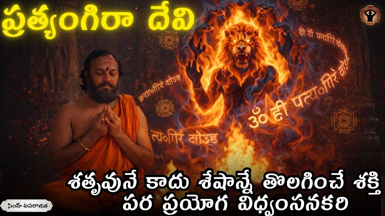 శత్రువునే కాదు శేషాన్నే తుడిచివేసే మహాశక్తి | Pratyangira Devi – Ultimate Enemy Destroyer