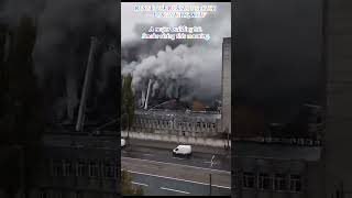 RUSSIA’S LAST NIGHT MISSILE STRIKE : KYIV WAKES TO SMOKE & DAMAGE