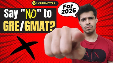Do NOT take the GRE/GMAT for 2026?! (Fall/Spring)