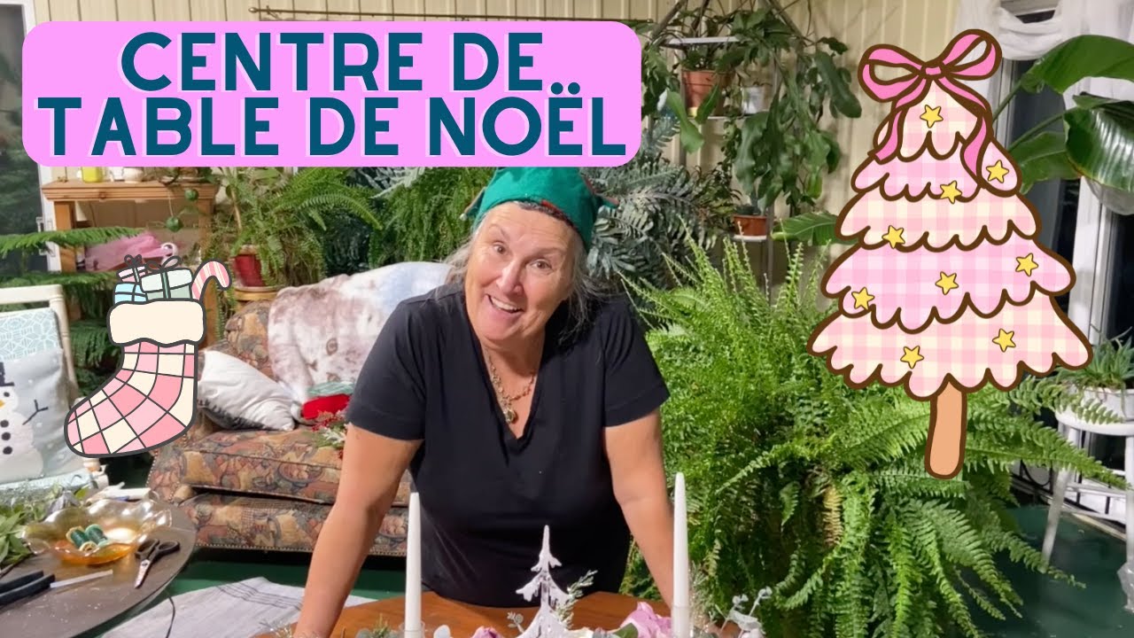 Centre de table de Noël maison : comment faire? - fleuristerie