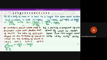 # Gravitation # Questions of PE # Binding energy Concept # Escape velocity # Class 11 # JEE # NEET