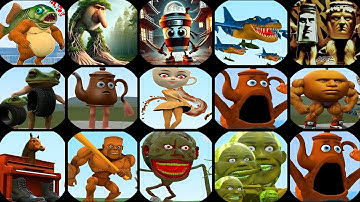 Nextbots In Playground Mod New Update 7.7.0 LIN GANG MELON ZOMBIE SHADOW TAPES | Sandbox الفضاء 🚨🔥