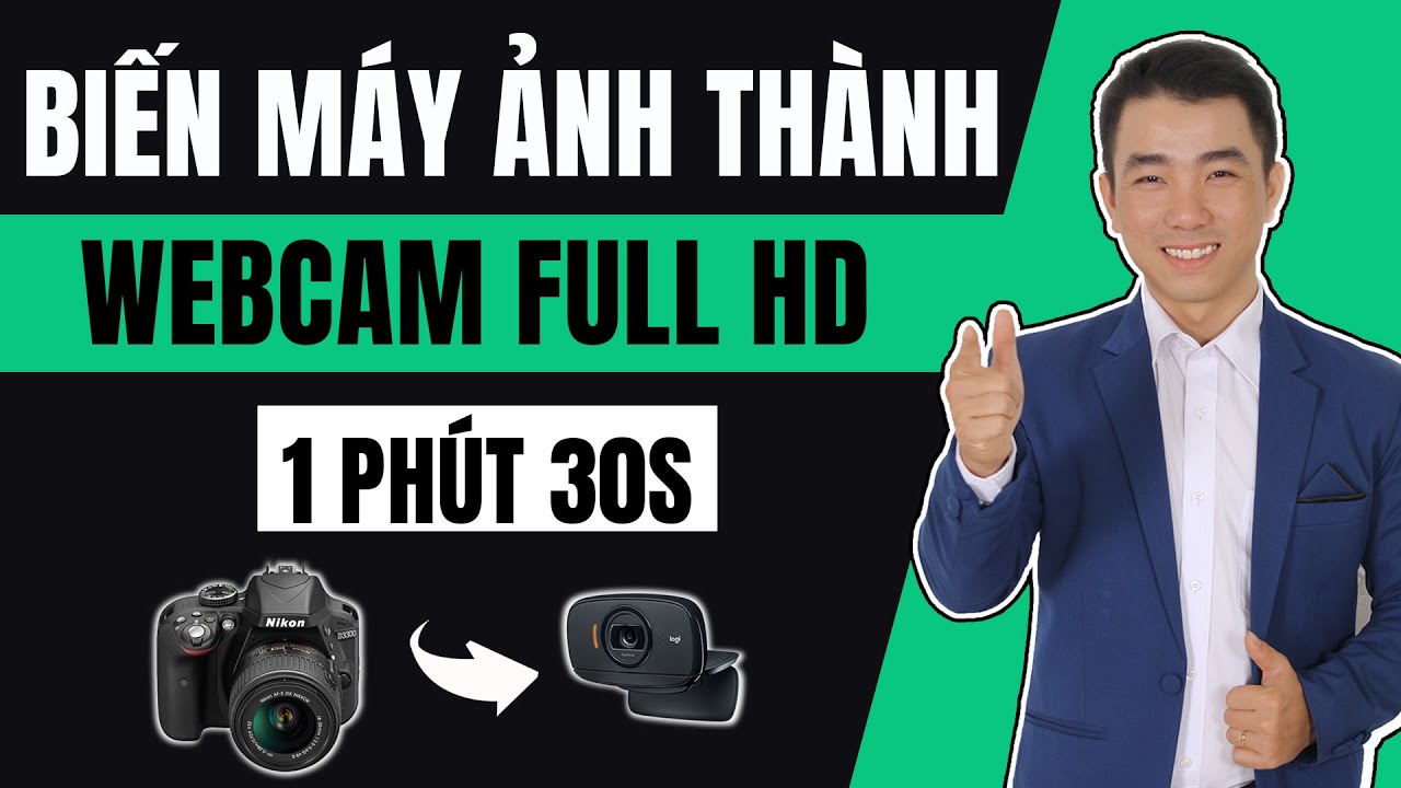 Hướng dẫn biến máy ảnh Nikon thành Webcam Livetream và... - youtube