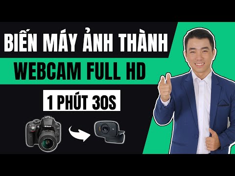 Video Hướng dẫn biến máy ảnh Nikon thành Webcam Livetream và... - youtube