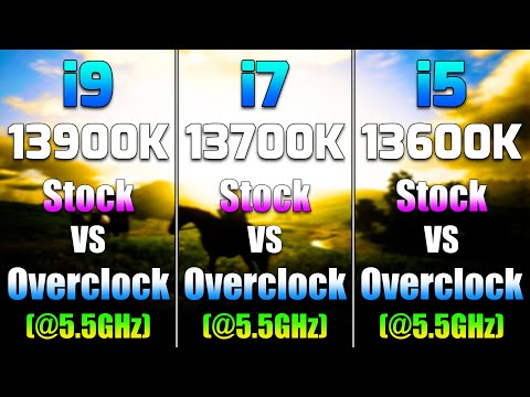 i9 13900K (Stock vs OC) vs i7 13700K (Stock vs OC) vs i5 13600K (Stock vs OC) | RTX 4090 24GB