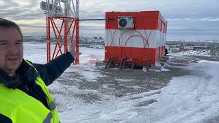 Runway equipment at Nuuk airport