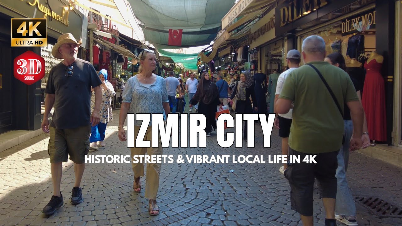 Izmir, तुर्किये | İzmir | पैदल यात्रा 4K