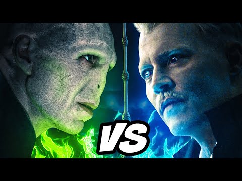 Voldemort VS Grindelwald.. Who Is MORE Powerful?  - Harry Potter Theory