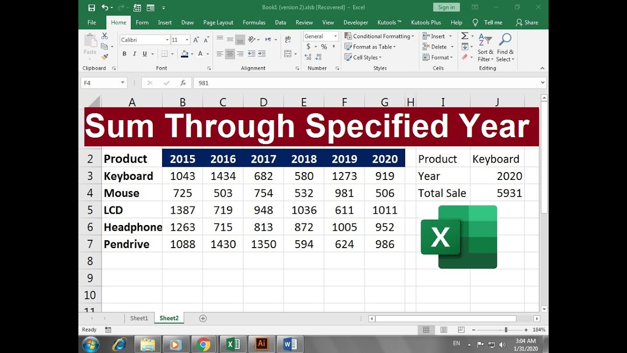 sum-offset-through-to-a-specified-year-in-excel-youtube