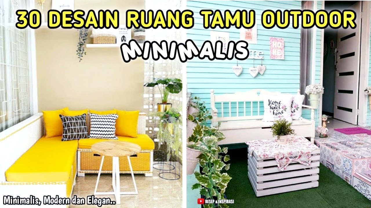 30 DESAIN RUANG TAMU OUTDOOR MINIMALIS | LINK PEMBELIAN PRODUK ADA DI DESKRIPSI