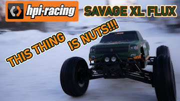 HPI SAVAGE XL FLUX RTR: FIRST STEPS AND BASHING
