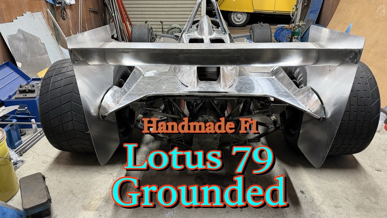 HandmadeF1ロータス79リヤ足回り&リヤウィング取り付け