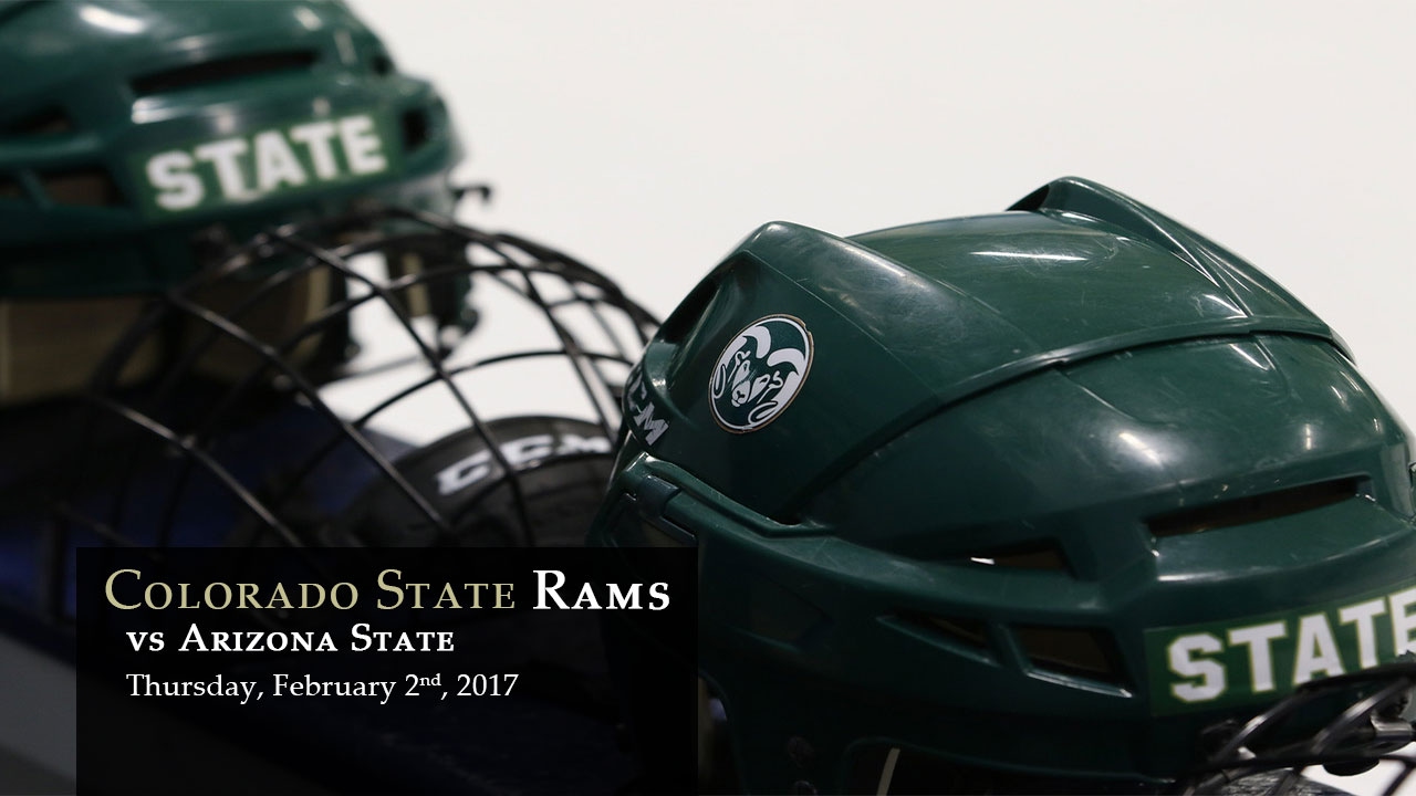 CSU Rams Hockey vs Arizona State – Feb 2, 2017