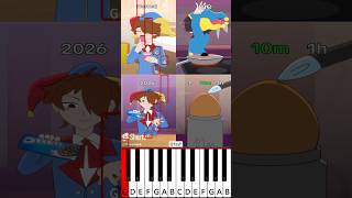 Prototype and Food | Poppy Playtime 5 Animation (@fash) - Octave Piano Tutorial