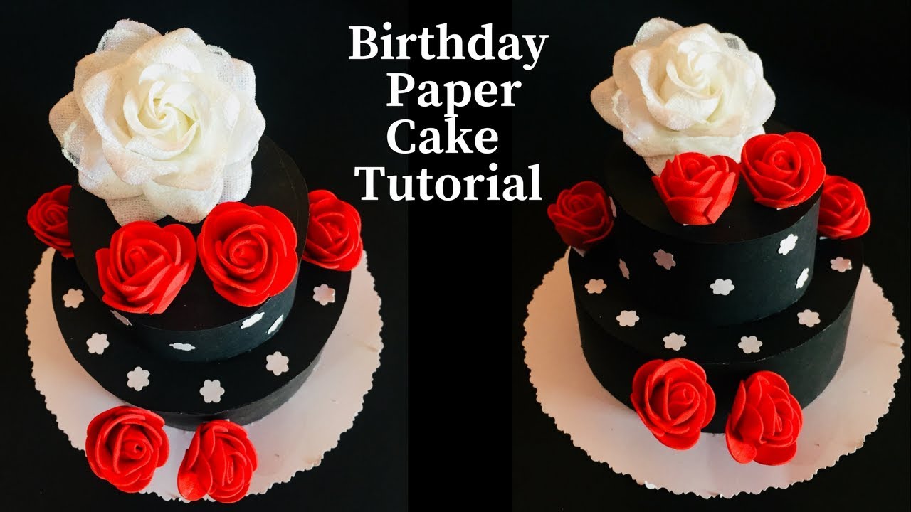 Paper Cake Tutorial, How To Make Paper Cake Easy